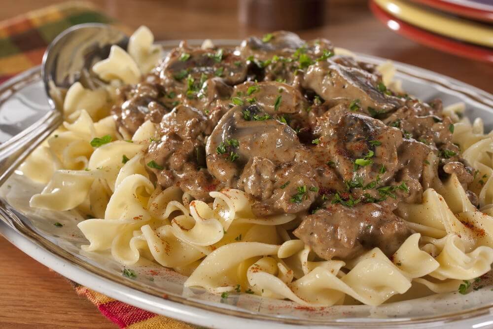 Hamburger Stroganoff: