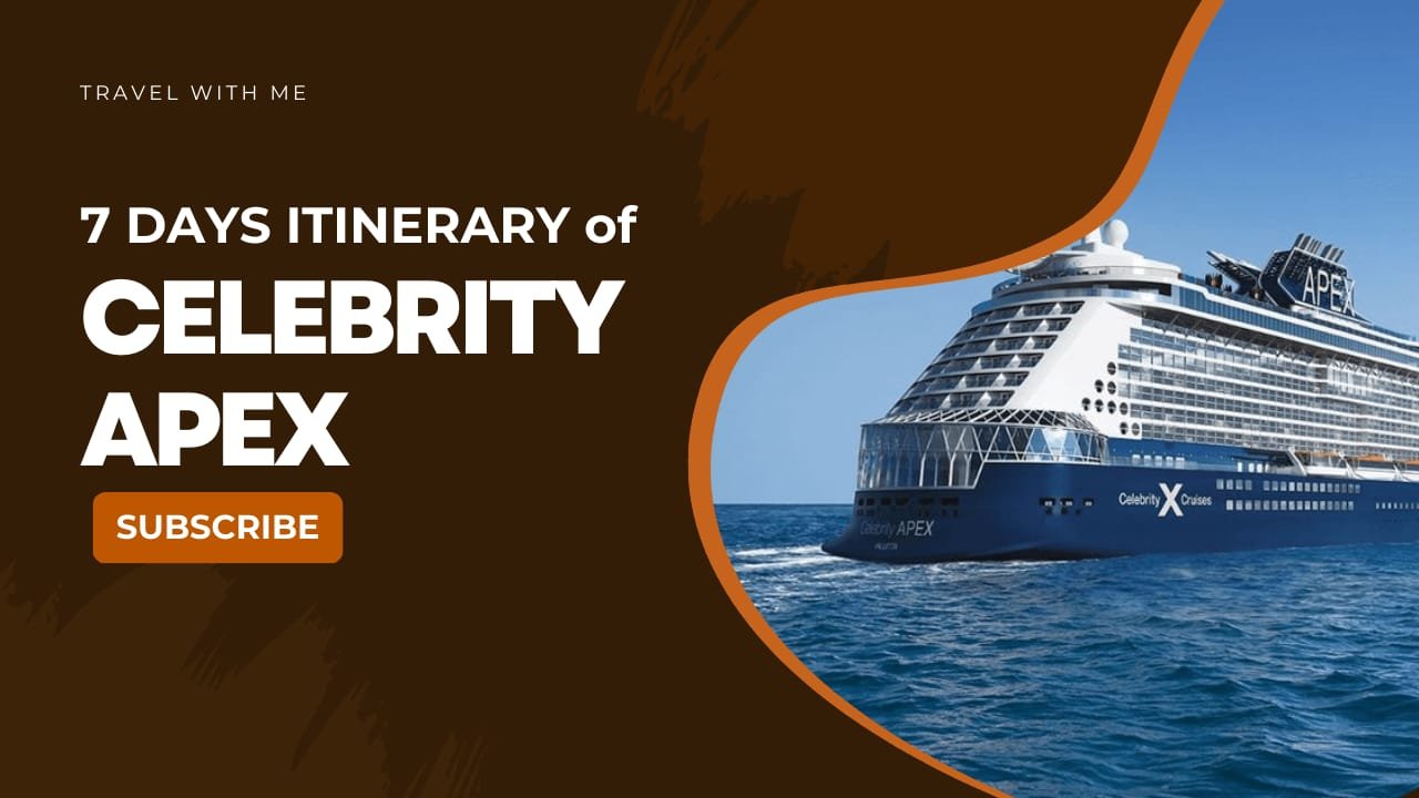 Celebrity Apex itinerary