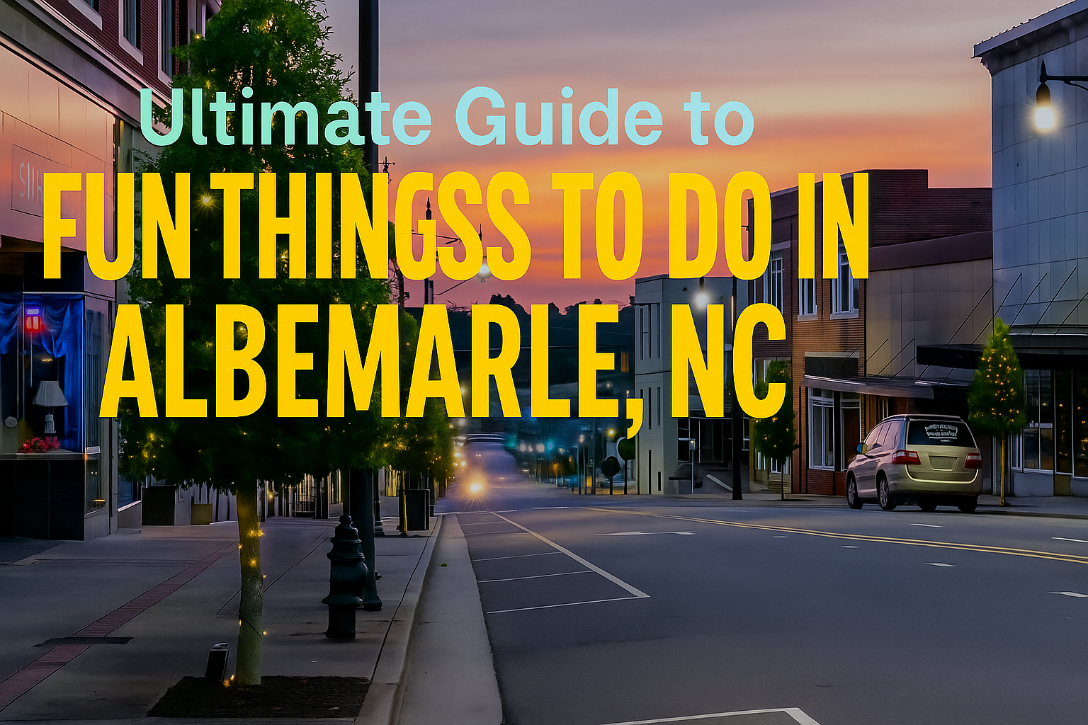 Things to Do in Albemarle NC
