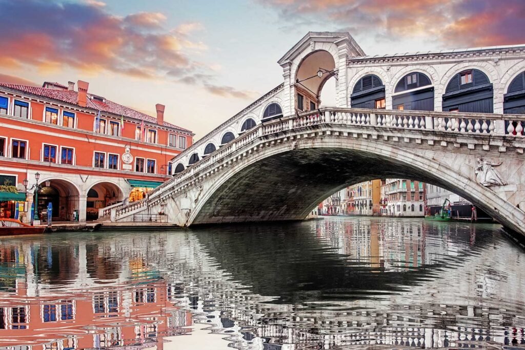 Bridges at Venice. image credit: https://uk.hotels.com/ 