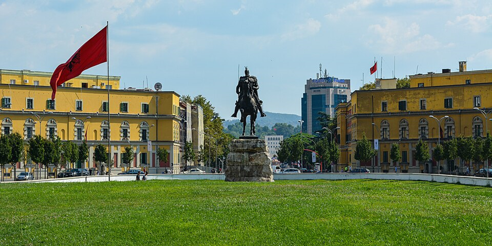 Tirana. Image credit : https://en.wikipedia.org/ 